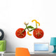 Sliced Vegetables in Form of a Bicycle Wall Decal