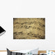 old music sheet Wall Mural