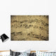 old music sheet Wall Mural