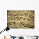 old music sheet Wall Mural