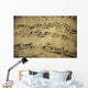 old music sheet Wall Mural