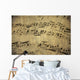 old music sheet Wall Mural