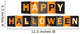 HAPPY HALLOWEEN Vector Letters Icon with Bats, Black Cat, Pumpkins and Spiders Wall Decal