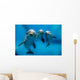 Three Dolphins Underwater Wall Decal