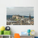Edinburgh Castle City Skyline Wall Mural