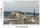 Edinburgh Castle City Skyline Wall Mural