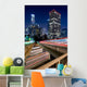 Los Angeles at Night Wall Mural