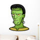 Vector illustration of Frankenstein's monster, from the shoulders up. Wall Decal