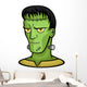 Vector illustration of Frankenstein's monster, from the shoulders up. Wall Decal