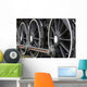 Steam Train Wheels Wall Mural