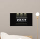 2017 new year on calendar. Wall Mural