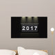 2017 new year on calendar. Wall Mural