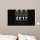 2017 new year on calendar. Wall Mural