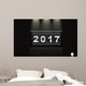 2017 new year on calendar. Wall Mural