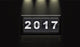 2017 new year on calendar. Wall Mural
