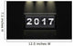 2017 new year on calendar. Wall Mural