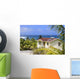 House with an ocean view Wall Mural