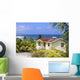 House with an ocean view Wall Mural