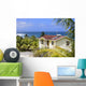 House with an ocean view Wall Mural
