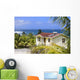 House with an ocean view Wall Mural