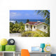 House with an ocean view Wall Mural