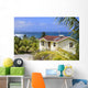 House with an ocean view Wall Mural