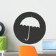umbrella silhouette isolated icon vector illustration design Wall Decal