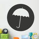 umbrella silhouette isolated icon vector illustration design Wall Decal