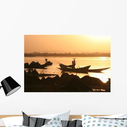 Evening Niger Bamako Mali Wall Decal