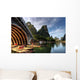 Bamboo Raft Li River Wall Decal