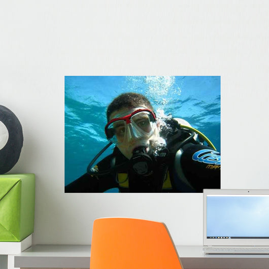 Diver Wall Decal Design 1
