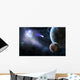 Comets Attack from Space Wall Decal