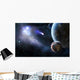 Comets Attack from Space Wall Decal