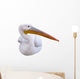 Seated Pelican Wall Decal
