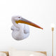 Seated Pelican Wall Decal