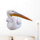 Seated Pelican Wall Decal