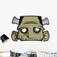 Halloween Paper Mask - Franken Wall Decal