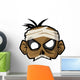 Halloween Paper Mask - Mummy Wall Decal
