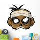 Halloween Paper Mask - Mummy Wall Decal
