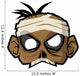 Halloween Paper Mask - Mummy Wall Decal