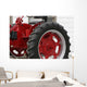 Antique Red Tractor Wall Mural