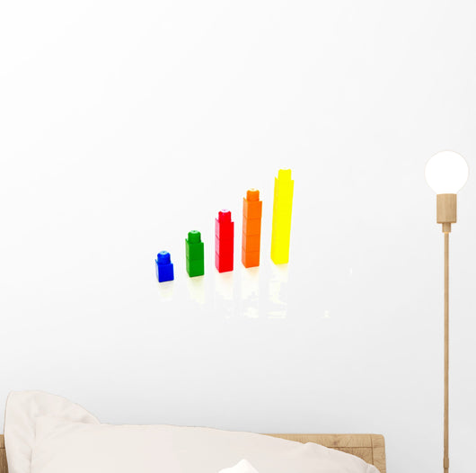 Lego Graph Wall Mural