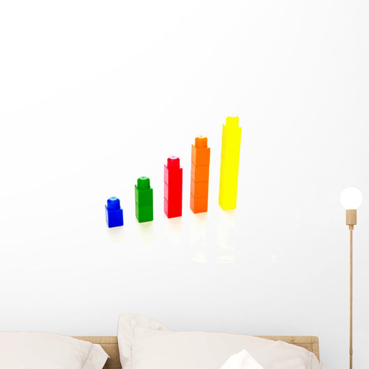 Lego Graph Wall Mural