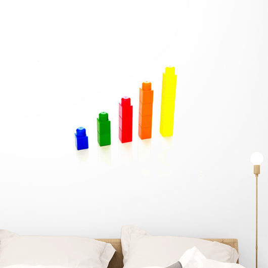 Lego Graph Wall Mural