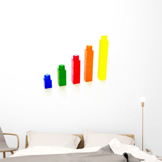 Lego Graph Wall Mural