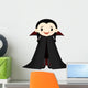 Cute smiling vampire girl Wall Decal