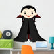 Cute smiling vampire girl Wall Decal