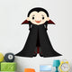 Cute smiling vampire girl Wall Decal