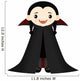 Cute smiling vampire girl Wall Decal