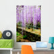Draping Wisteria Flowers Wall Mural